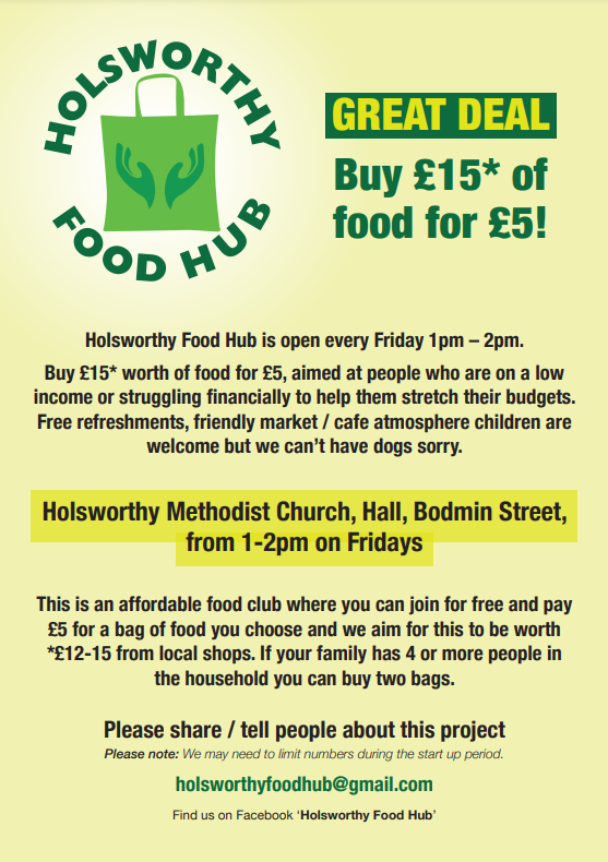 Holsworthy Food Hub poster 