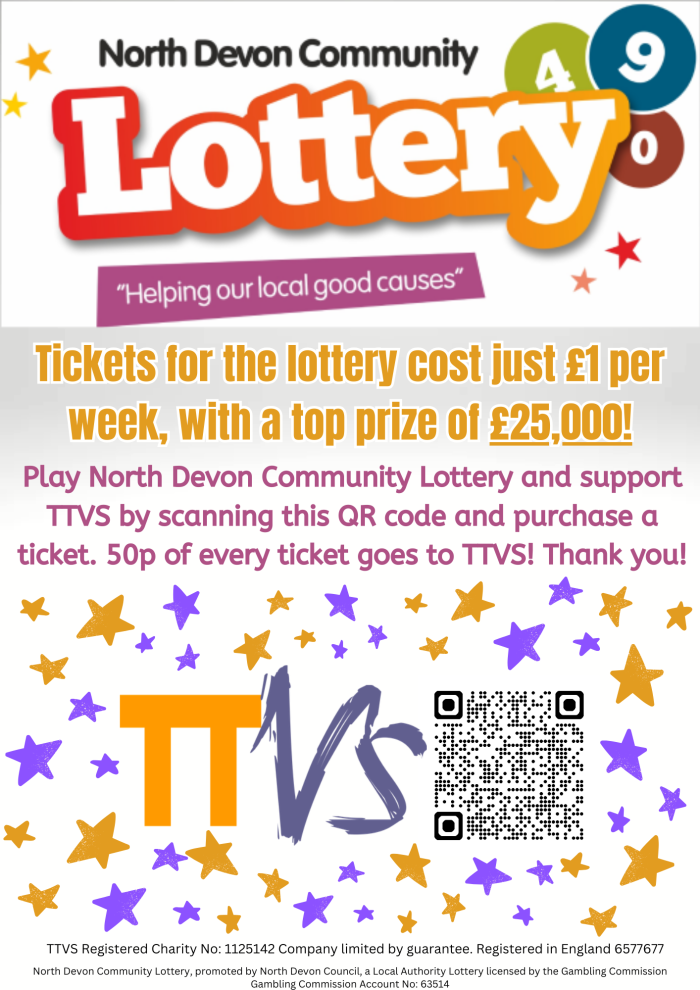 Play the North Devon Community Lottery & Support TTVS