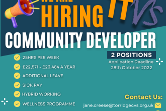 Community Developer vacancy 